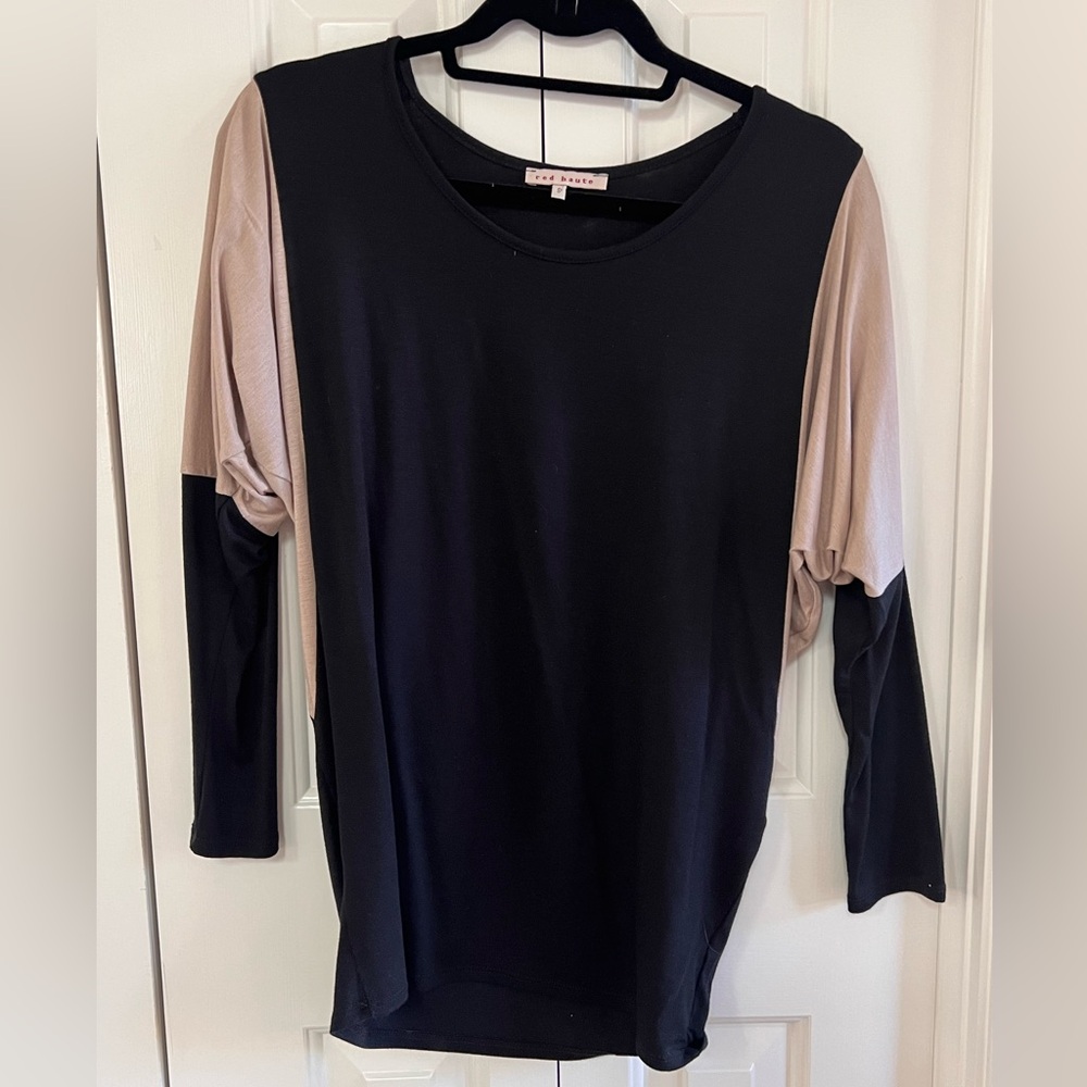 Red Haute dolman top- small